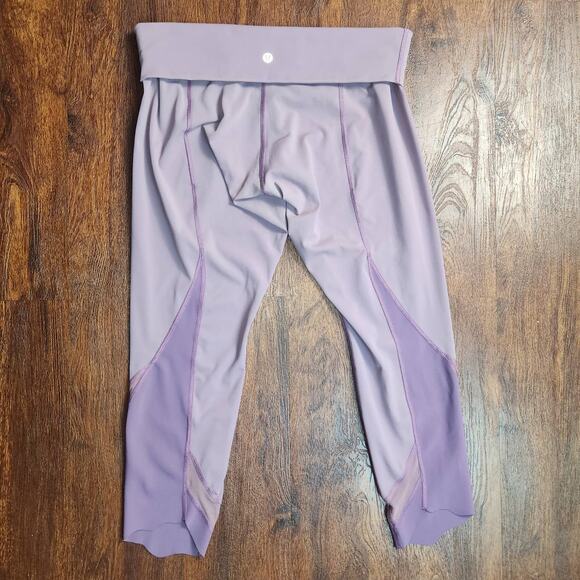 Lululemon Wunder Under Crop II *Roll Down Scallop Full-On Luxtreme 24" - Picture 8 of 10